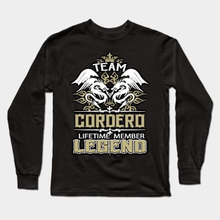 Cordero Name T Shirt -  Team Cordero Lifetime Member Legend Name Gift Item Tee Long Sleeve T-Shirt